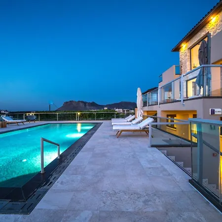 Villa Poseidon One - Sunset & Sea Front Chorafakia
