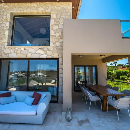 Poseidon One - Sunset & Sea Front Villa Chorafakia